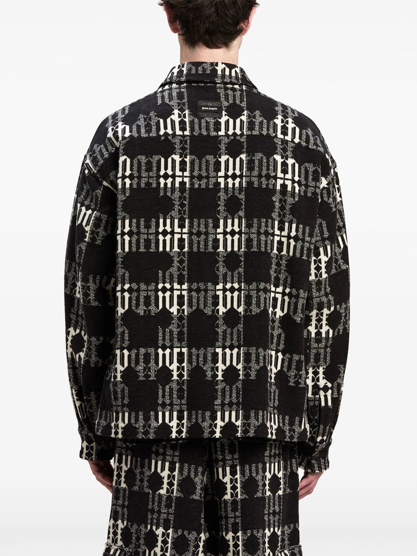 Overshirt in check monogram