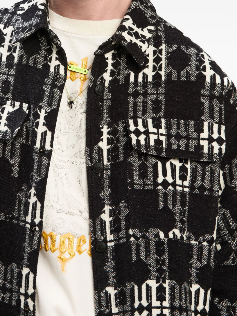 Overshirt in check monogram