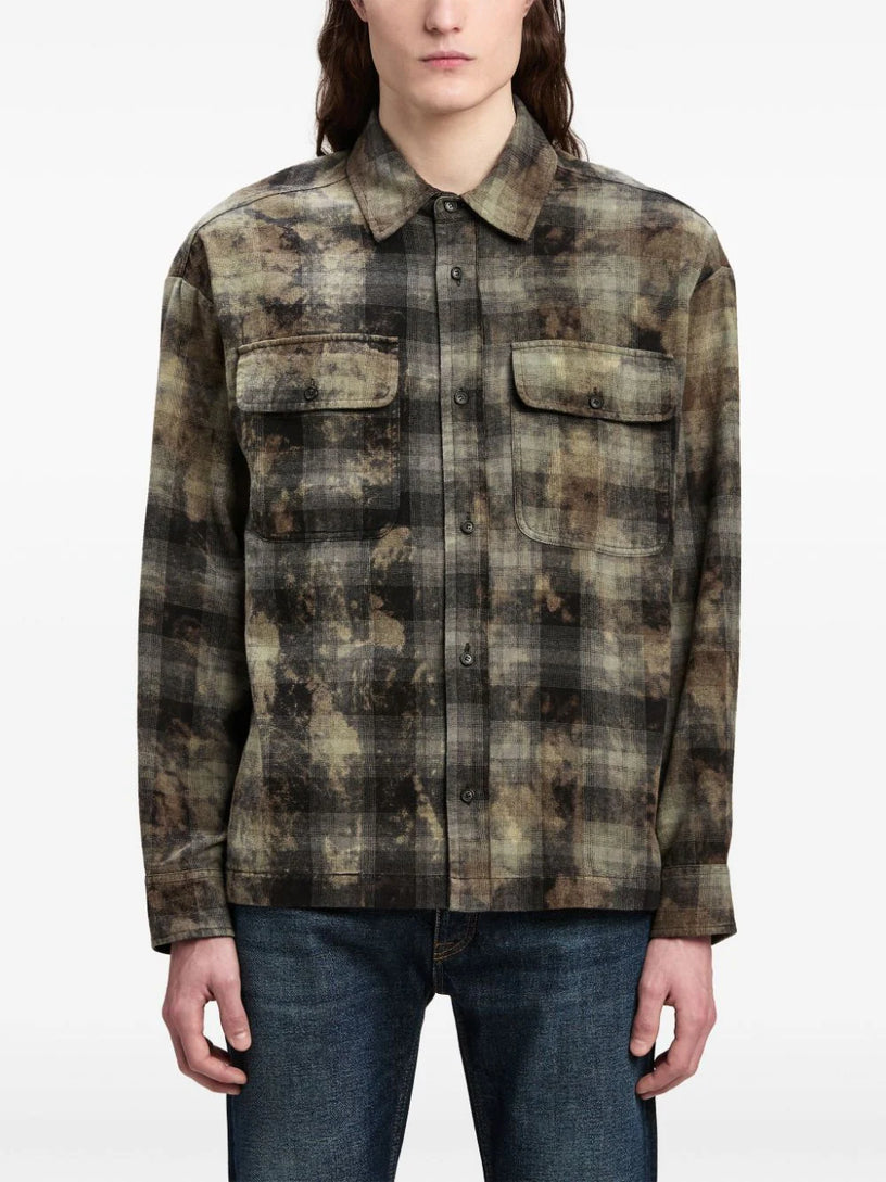 Curved Logo Check Shirt