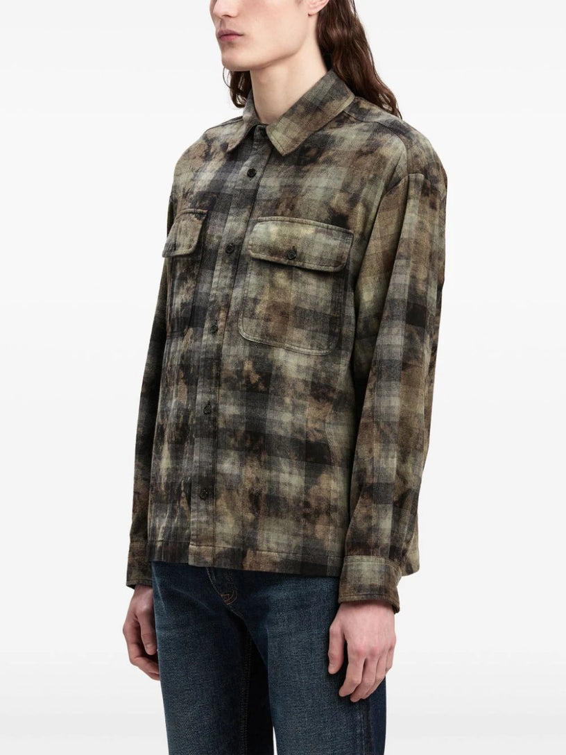 Curved Logo Check Shirt