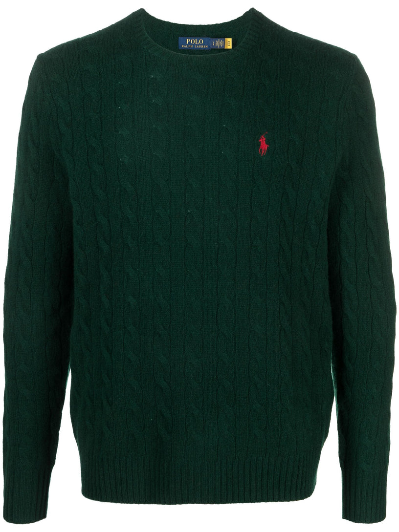 POLO RALPH LAUREN Cable wool and cashmere sweater