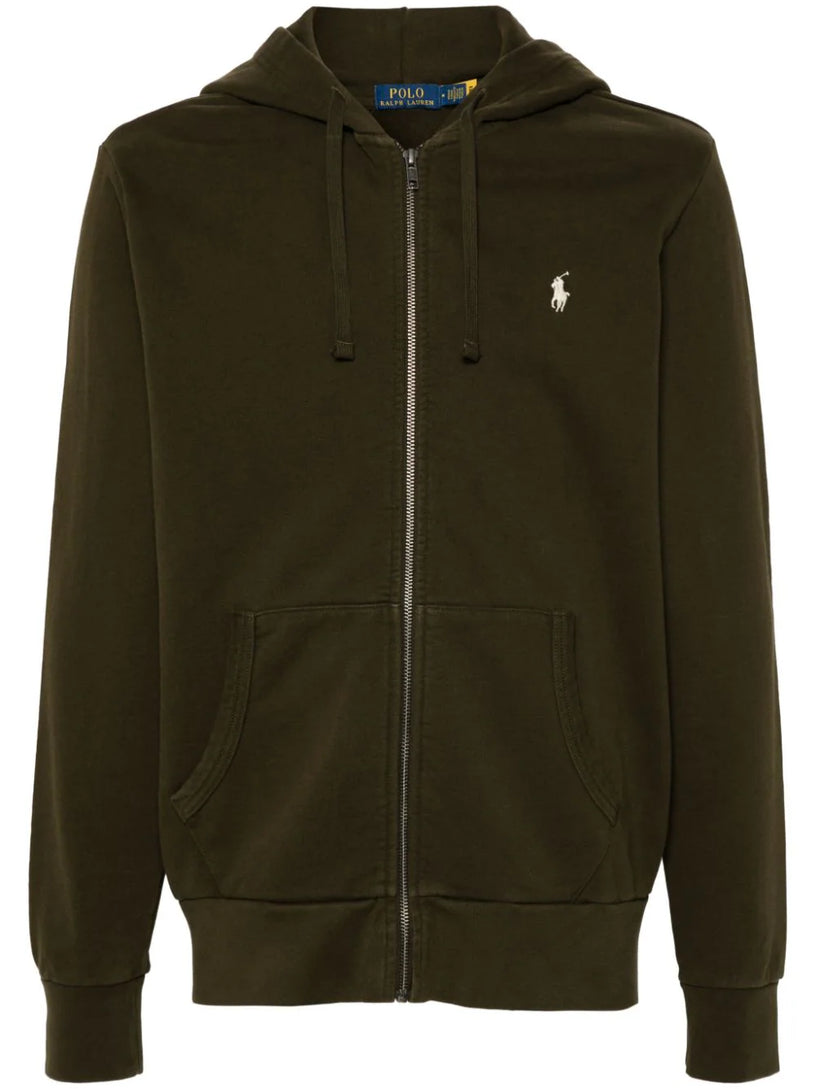 Loopback cotton hoodie