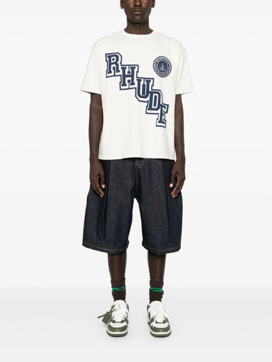 Rhude collegiate crest t-shirt