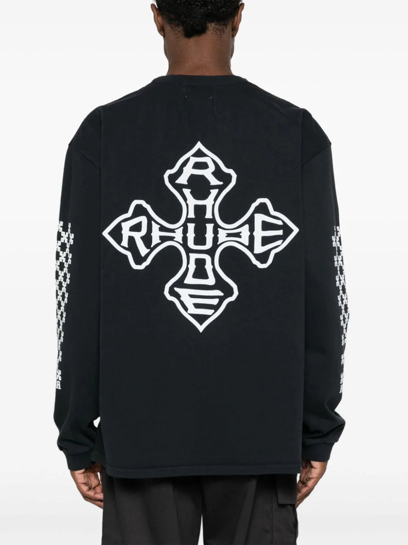 Rhude cross ls T-shirt