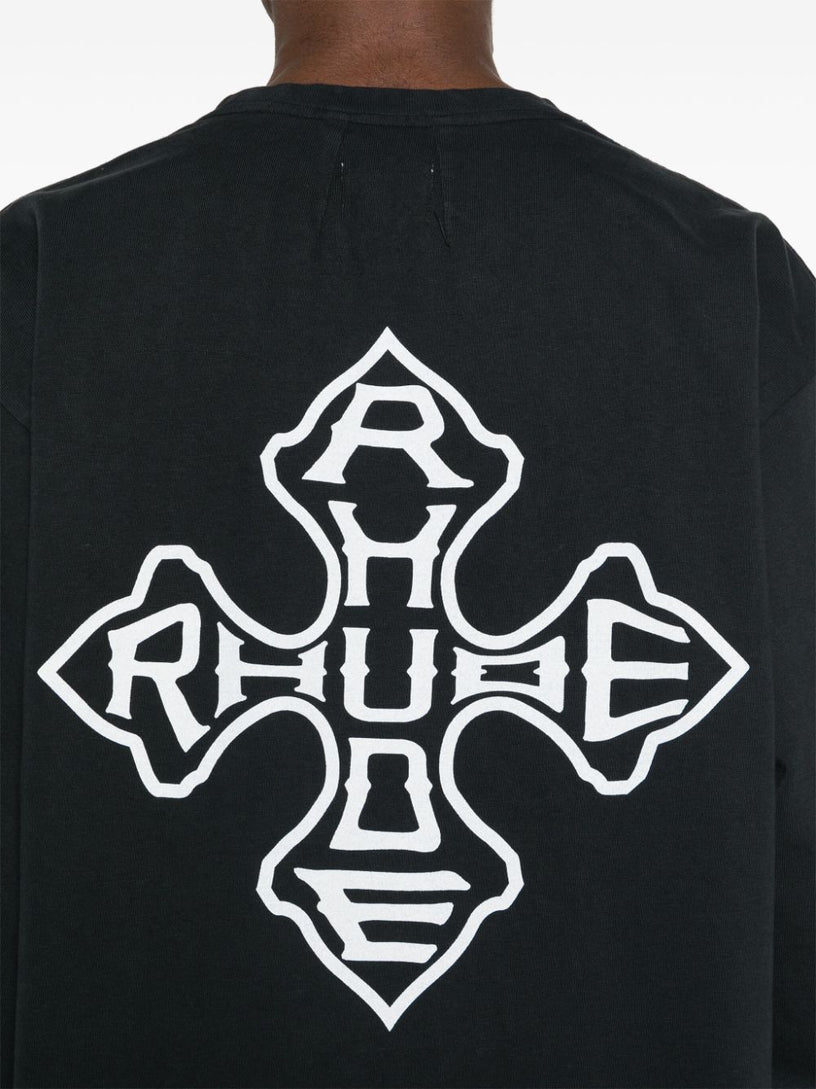 Rhude cross ls T-shirt