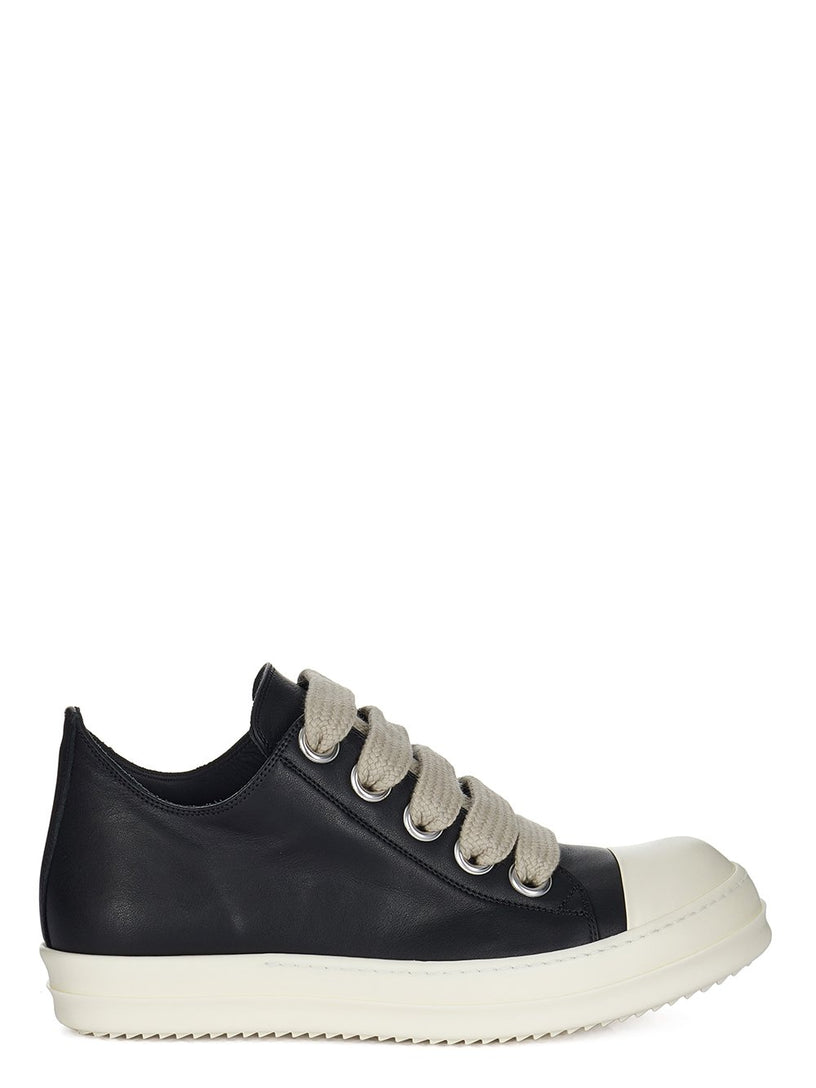 Jumbolaced low sneaks in leather