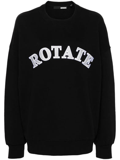 Crew-neck sweatshirt with logo