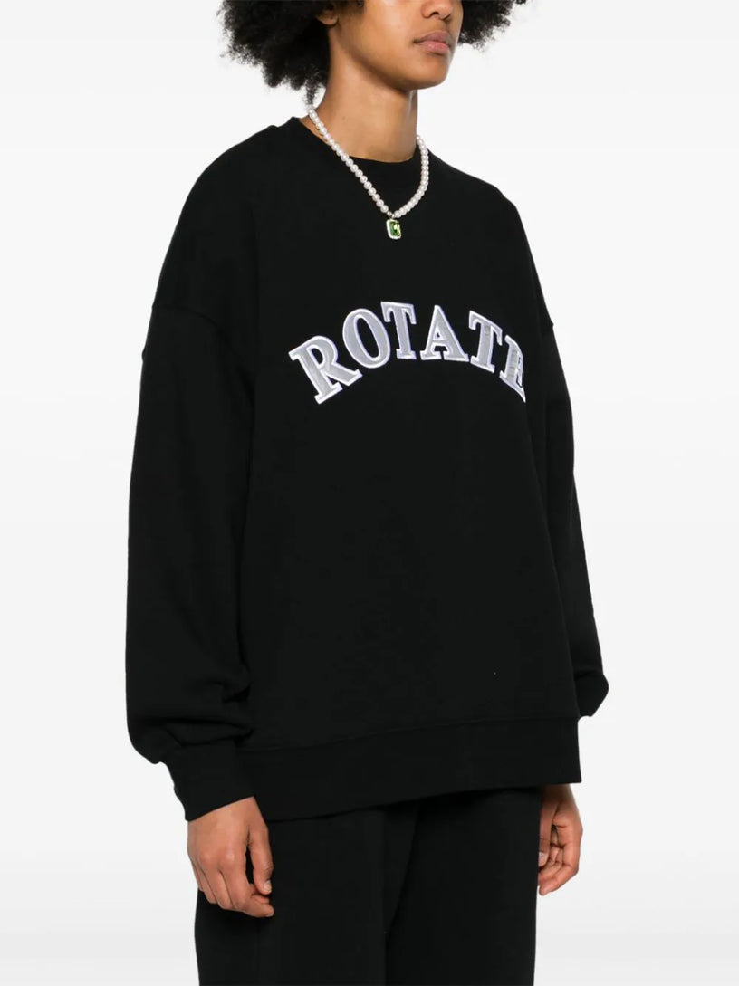 Crew-neck sweatshirt with logo