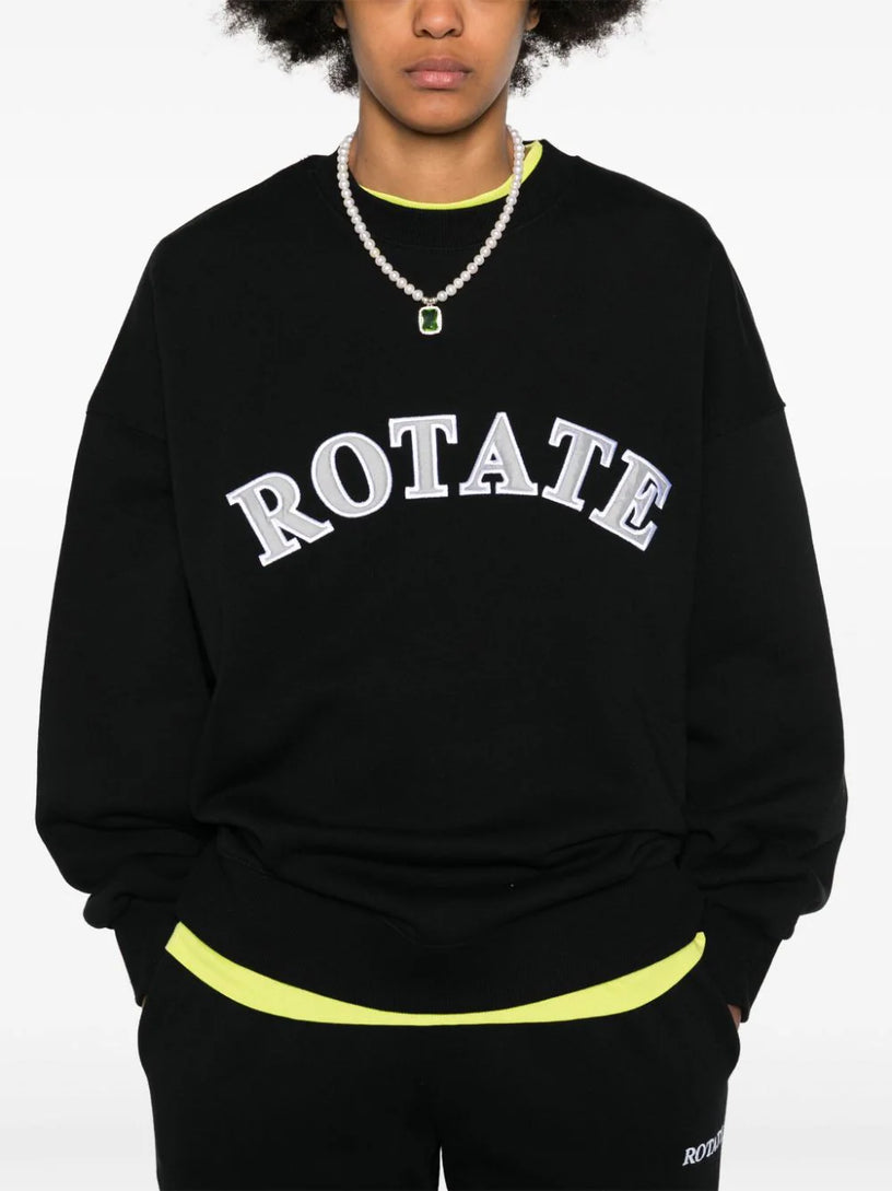 Crew-neck sweatshirt with logo