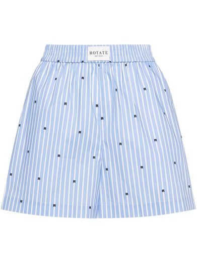 Elasticated shorts blue