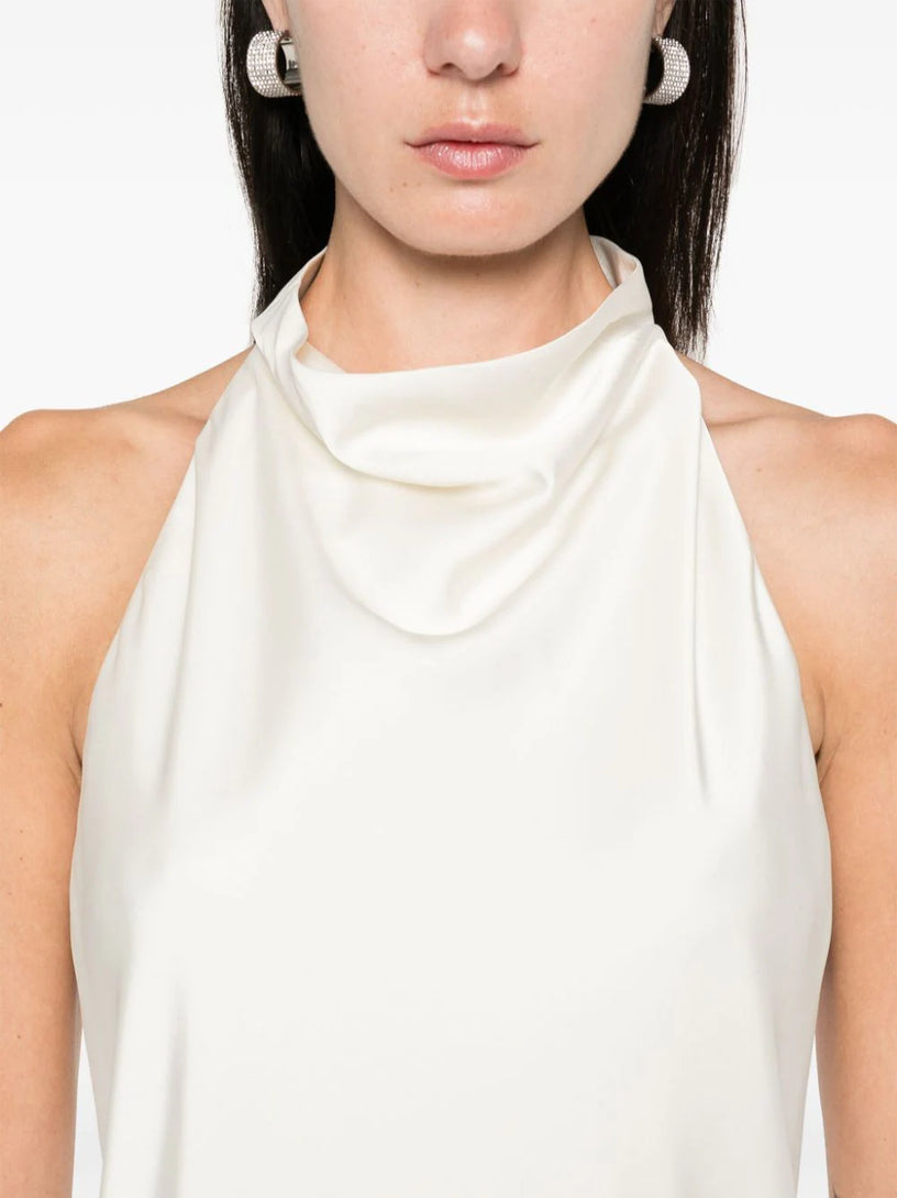 Satin Halterneck dress