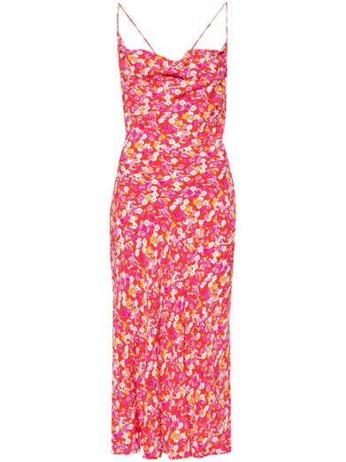 Jacquard Midi Strap Dress