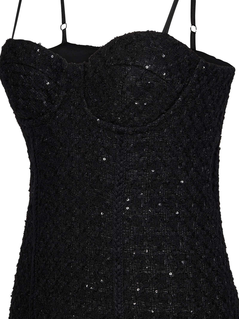 Boucle midi dress