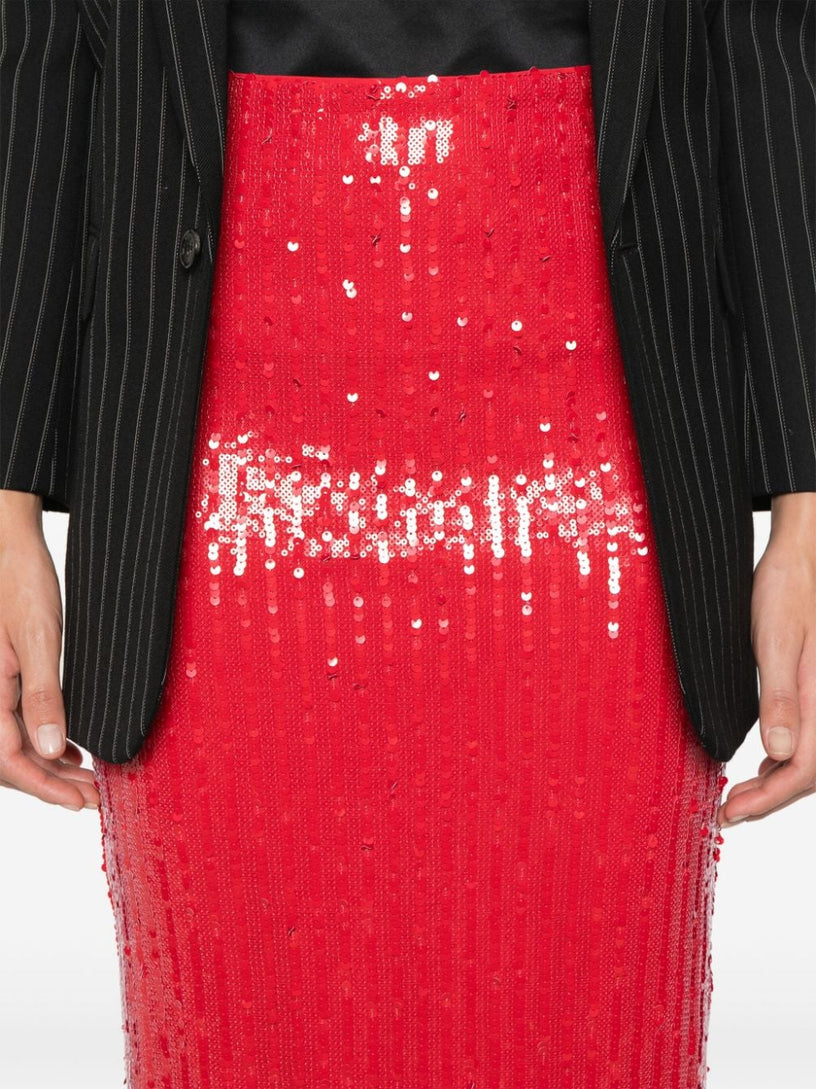 Sequins pencil skirt