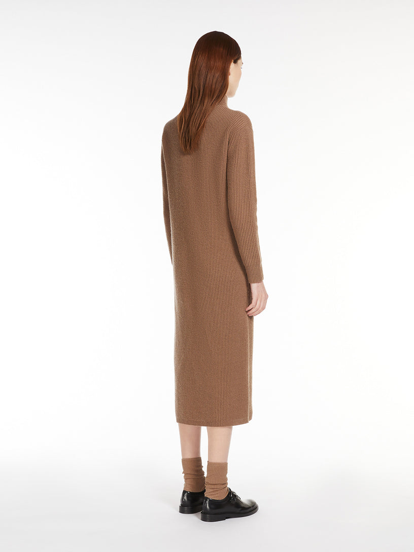 Vincita turtleneck dress in wool and cashmere