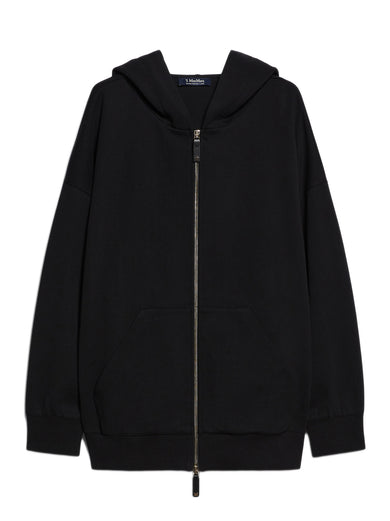 Cotton sweatshirt with zip