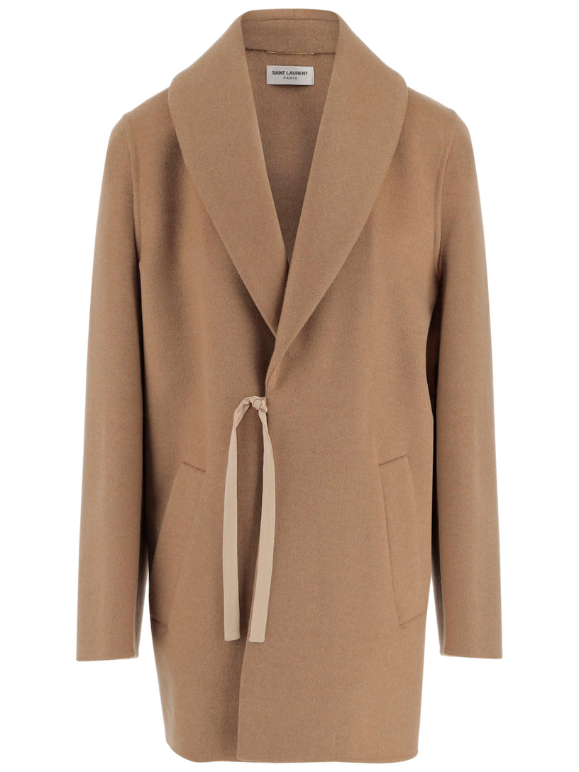 Saint Laurent Wool and cashmere coat