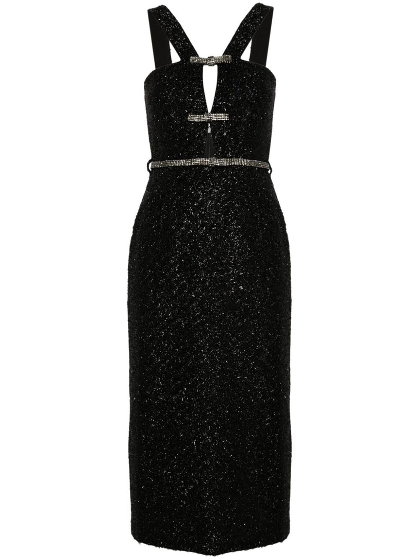 Tinsel Boucle Midi Dress