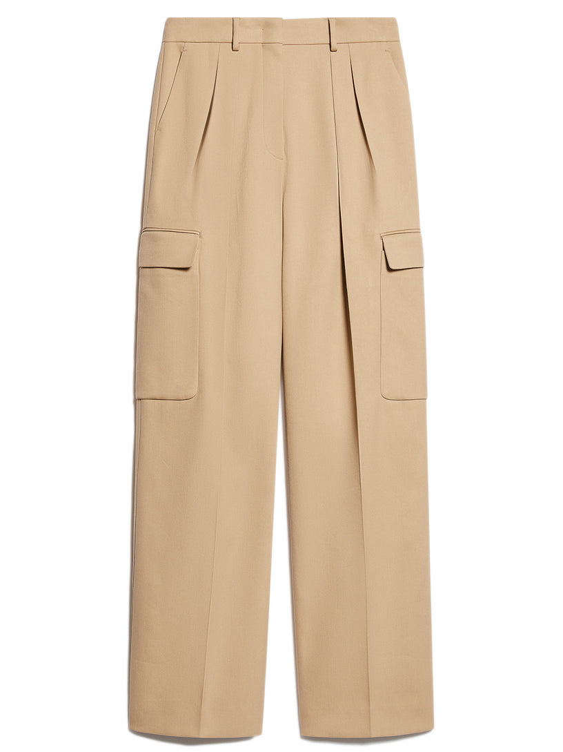 Low-waisted cargo trousers