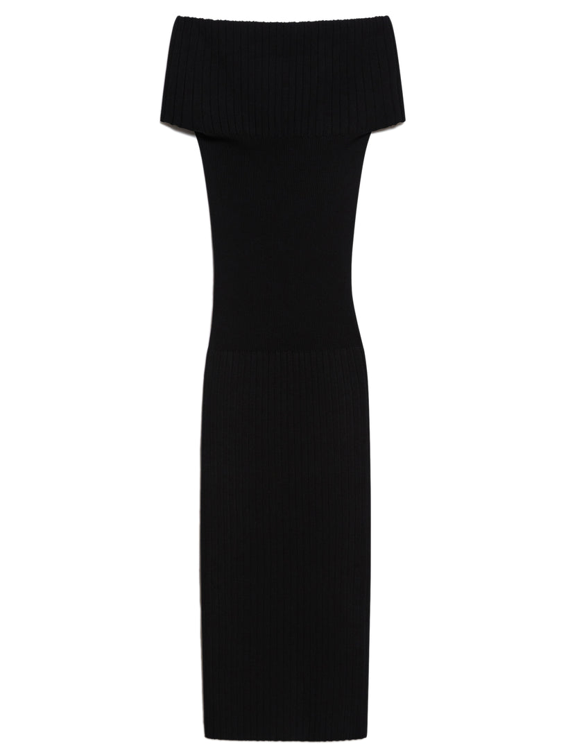 Sportmax Feritos dress in knitted with open shoulders