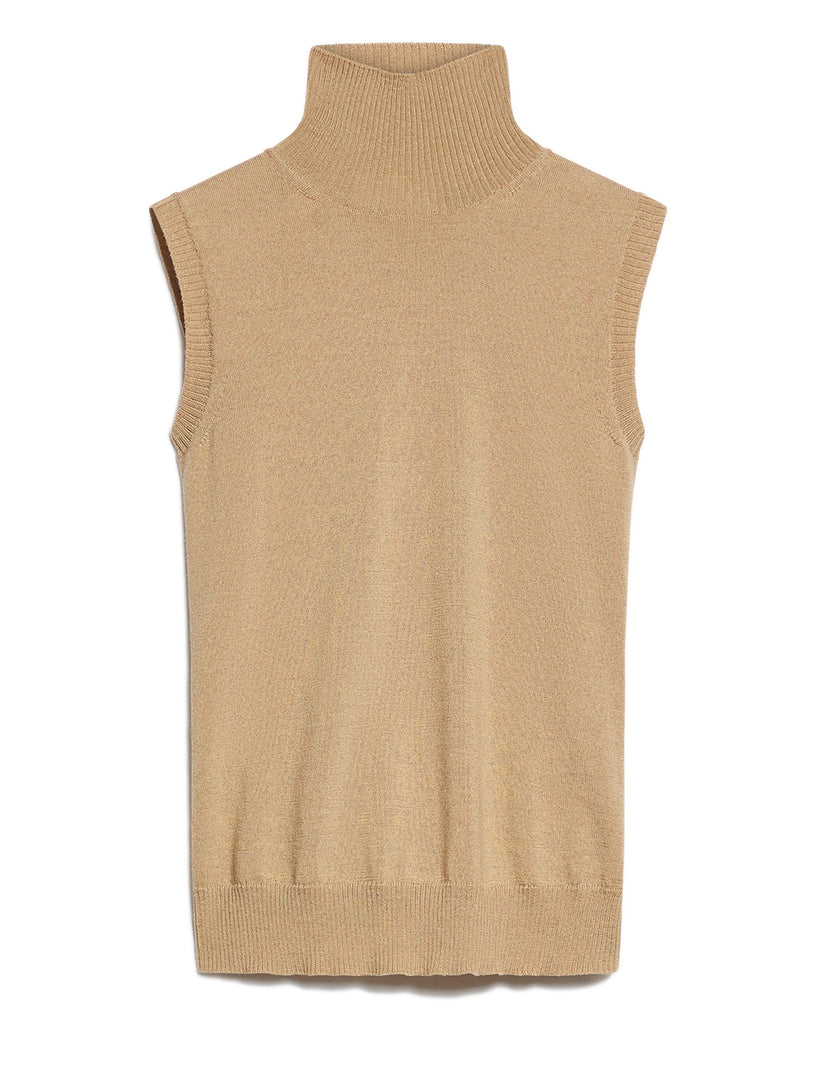 Ardenza sleeveless turtleneck sweater