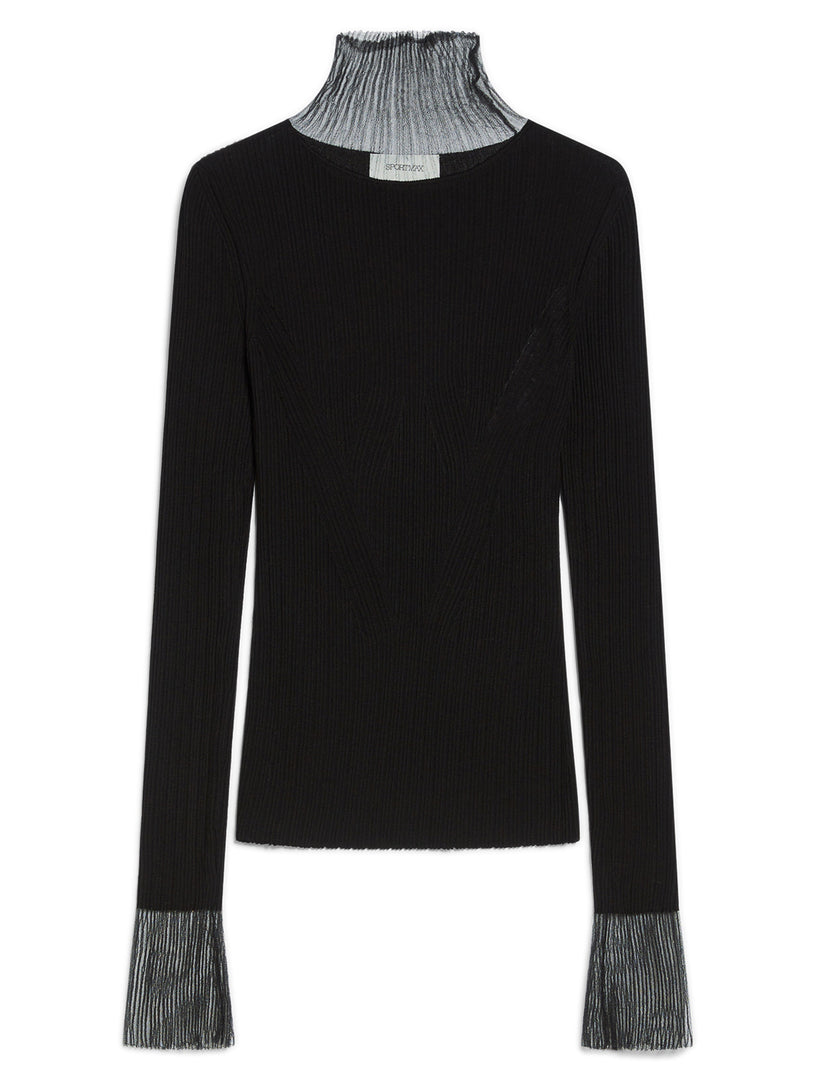 Derris Mock-neck sweater