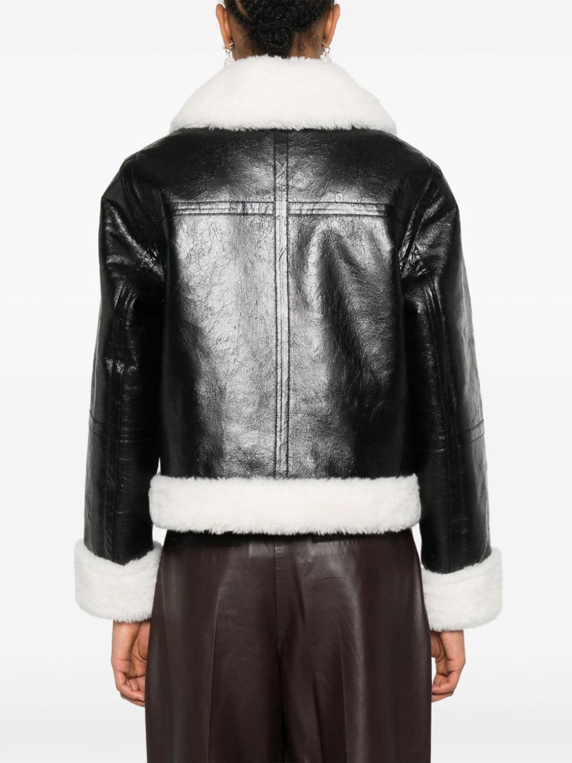 Lorelle short leather jacket