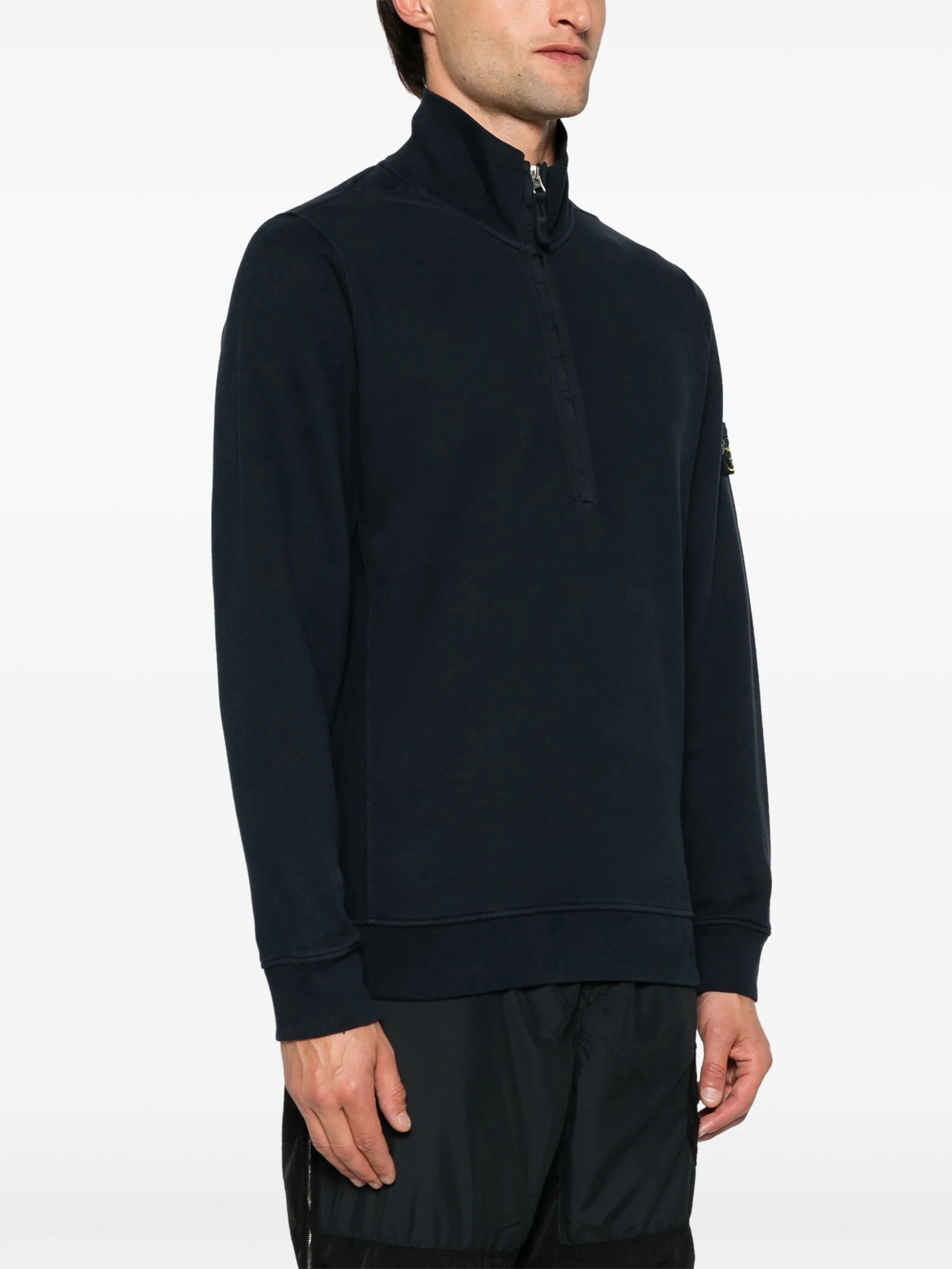 63420 Half zip sweatshirt STONE ISLAND Blu | Grifo210