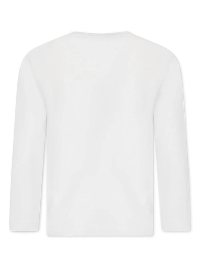 Long-sleeved T-shirt with patch