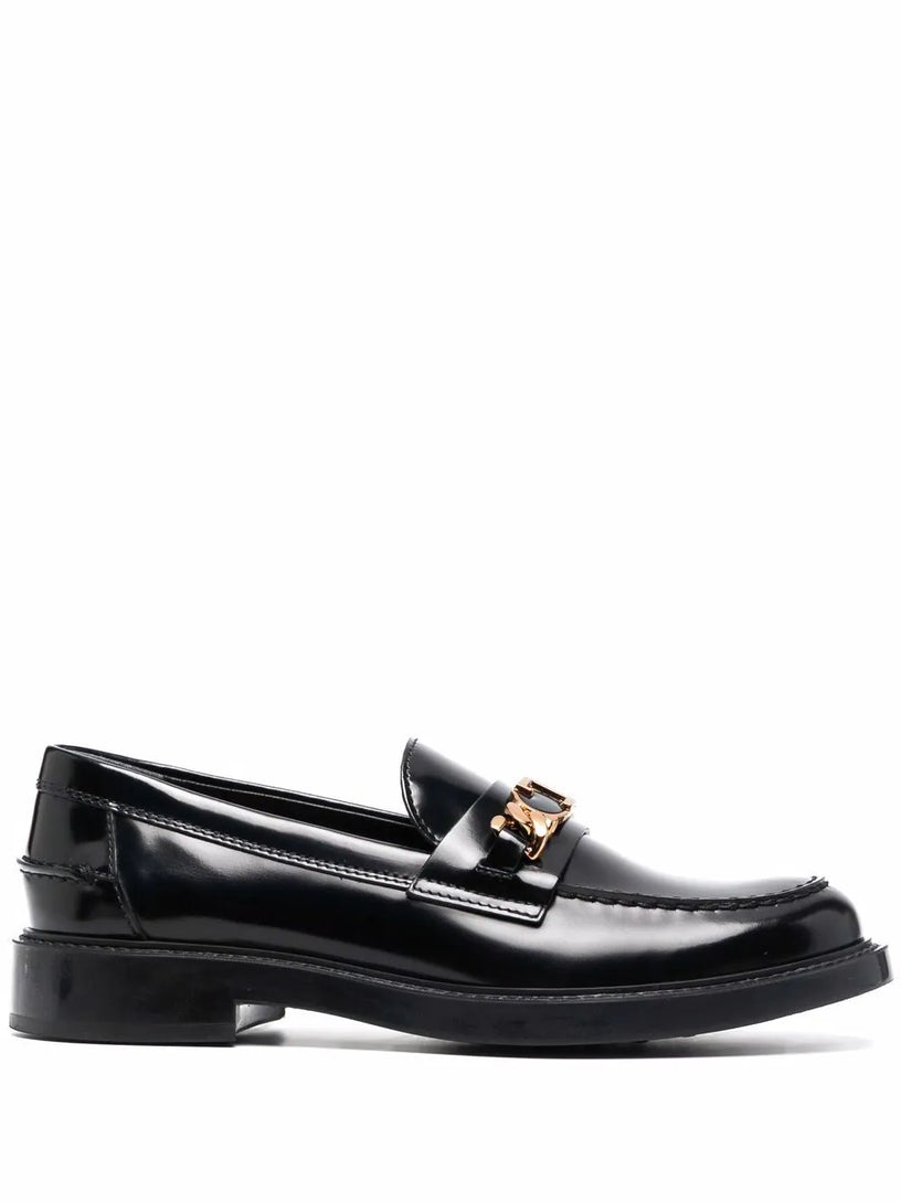 Loafers in leather