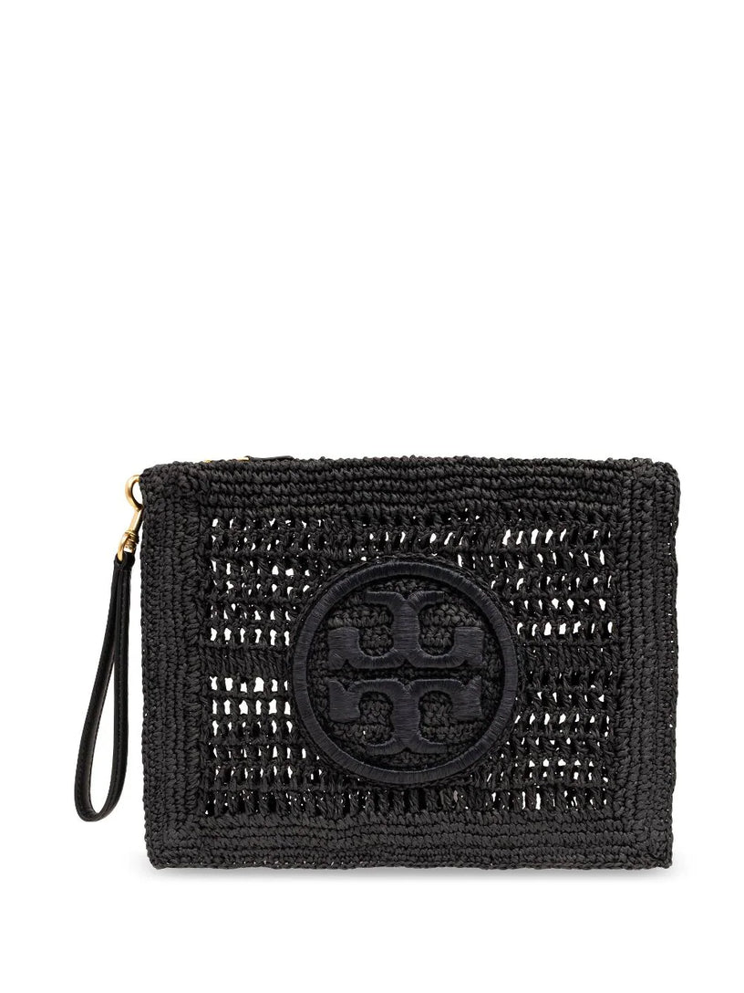 Tory Burch Ella pouch crocheted