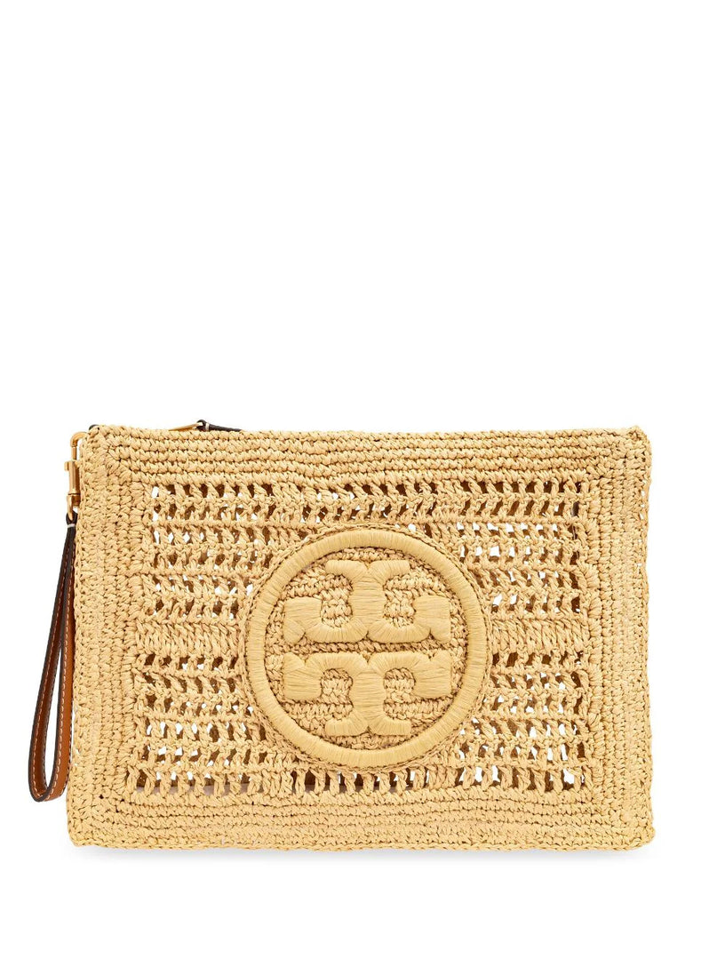 Tory Burch Ella pouch crocheted