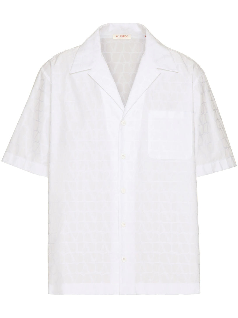 Bowling shirt with Toile Iconographe