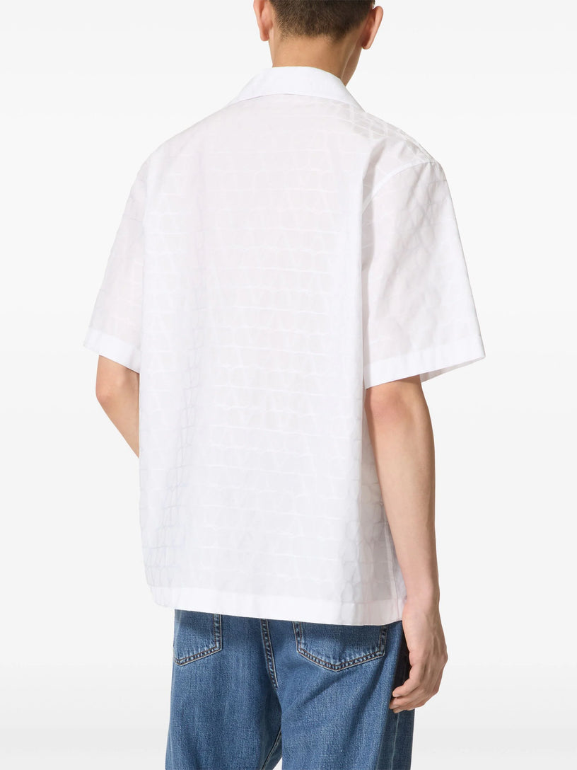 Bowling shirt with Toile Iconographe