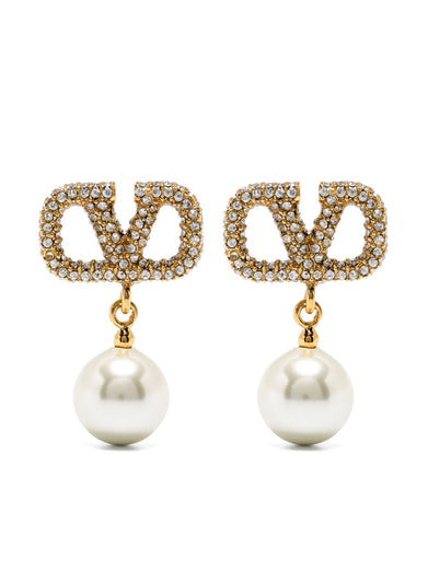 Earrings with Swarovski® crystals and pearls