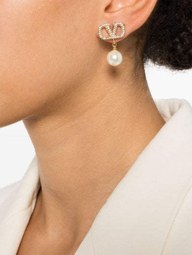 Earrings with Swarovski® crystals and pearls