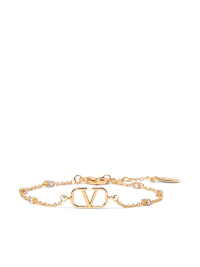 Vlogo Signature Bracelet in Metal and Swarovski® Crystals