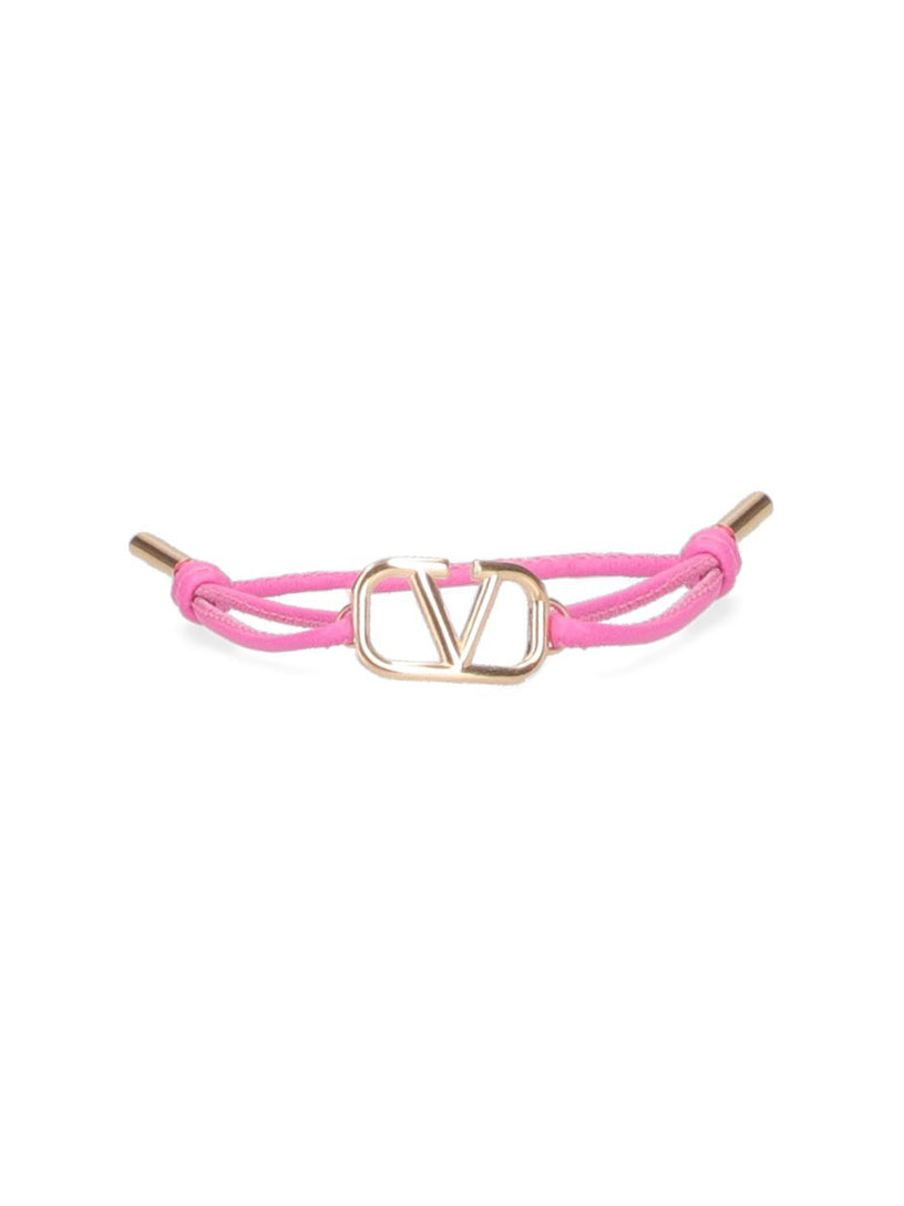 VLogo Signature leather bracelet