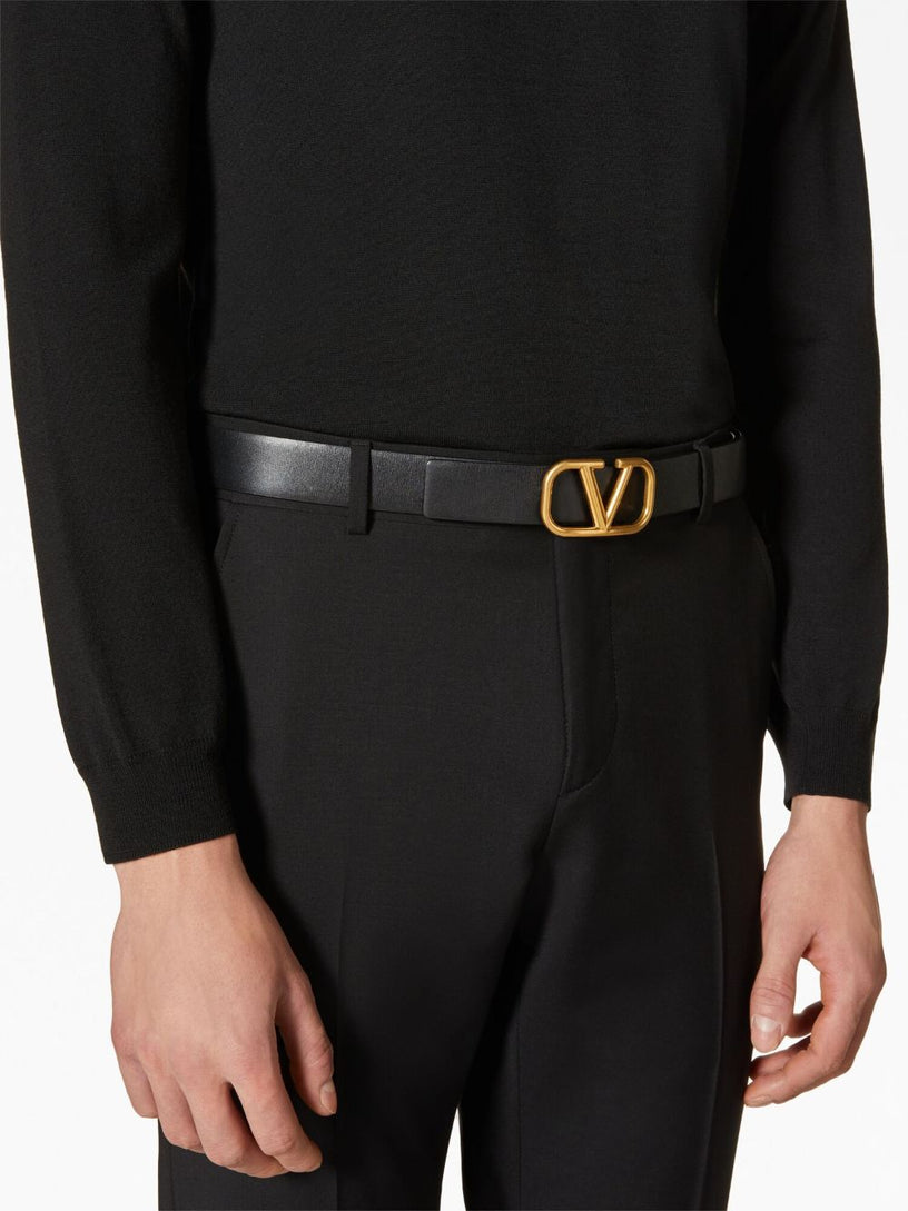 VLogo Signature Belt in Calfskin