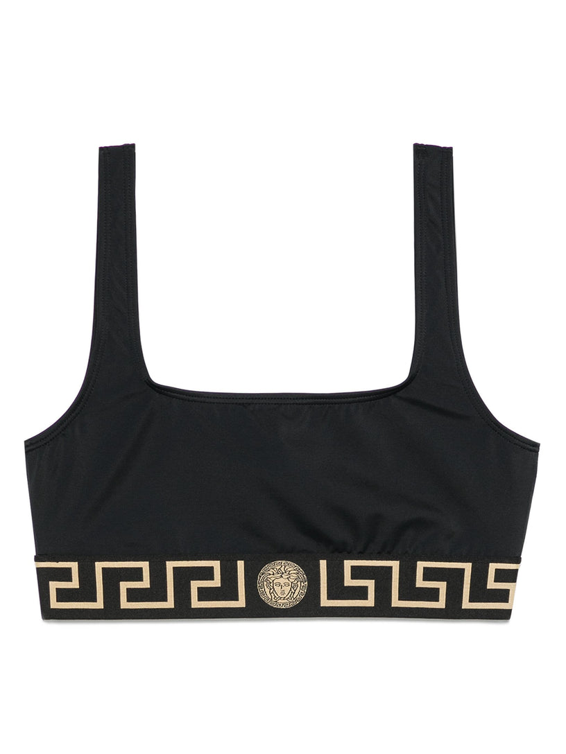 VERSACE Bikini top with greca border