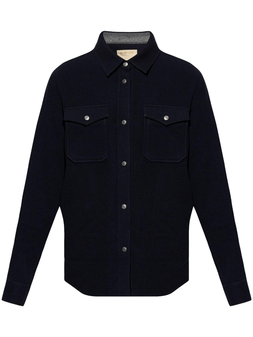 WOOLRICH Alaskan overshirt in wool blend