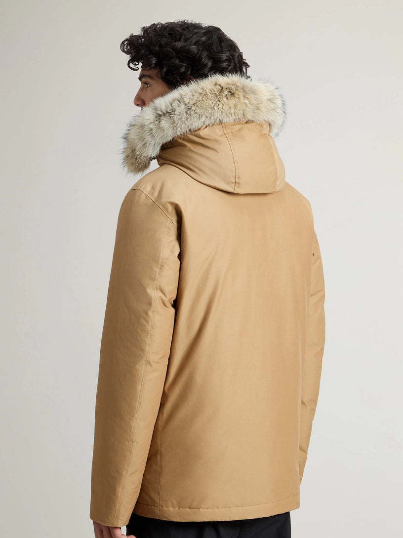 Arctic Anorak in Ramar Cloth with removable fur