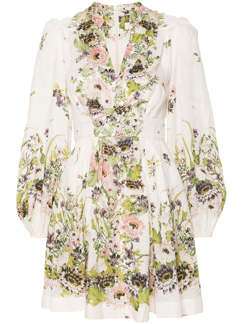 ZIMMERMANN Halliday plunge mini dress