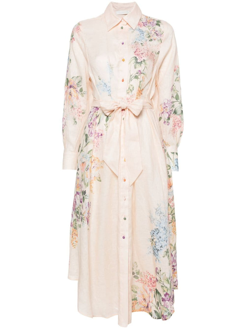 ZIMMERMANN Halliday tucked shirt dress