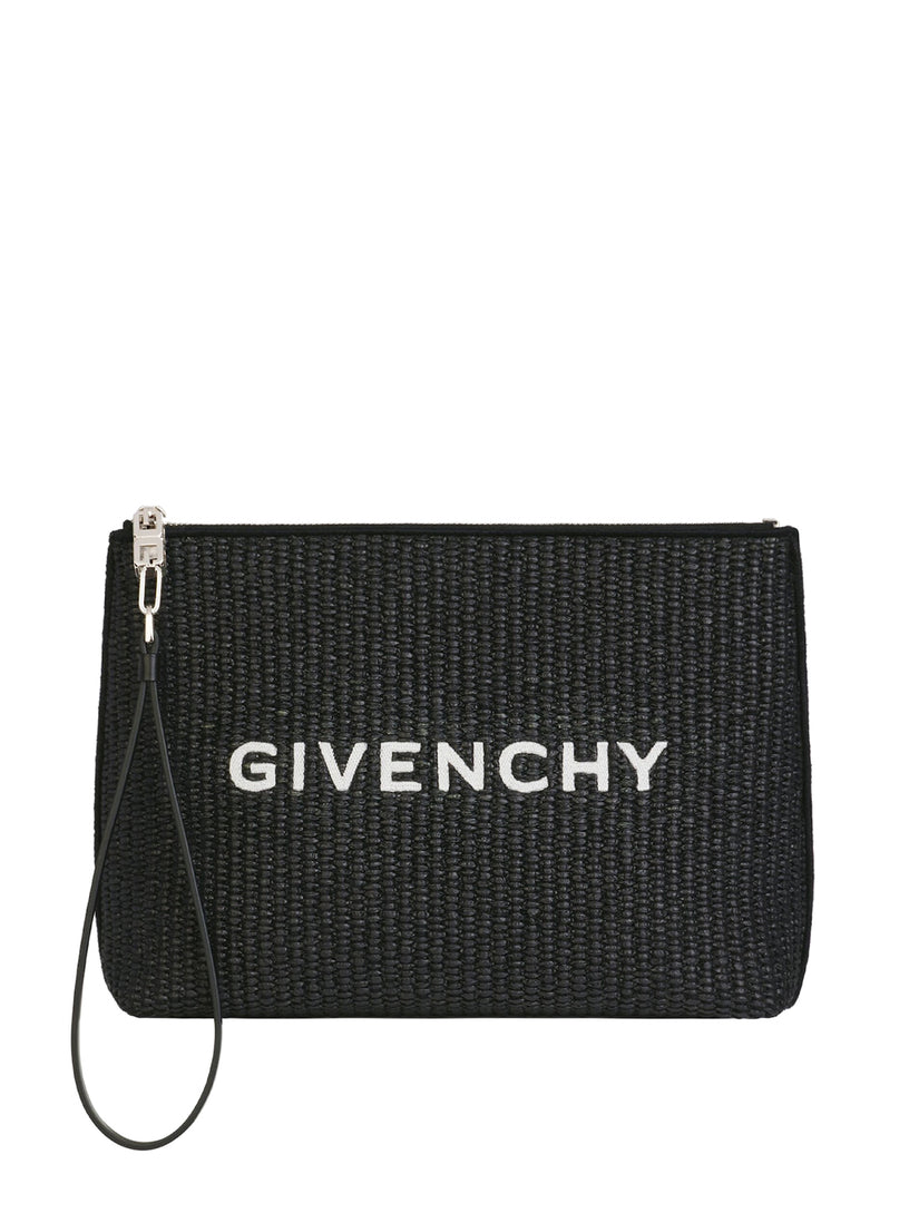 Givenchy Givenchy clutch bag in raffia