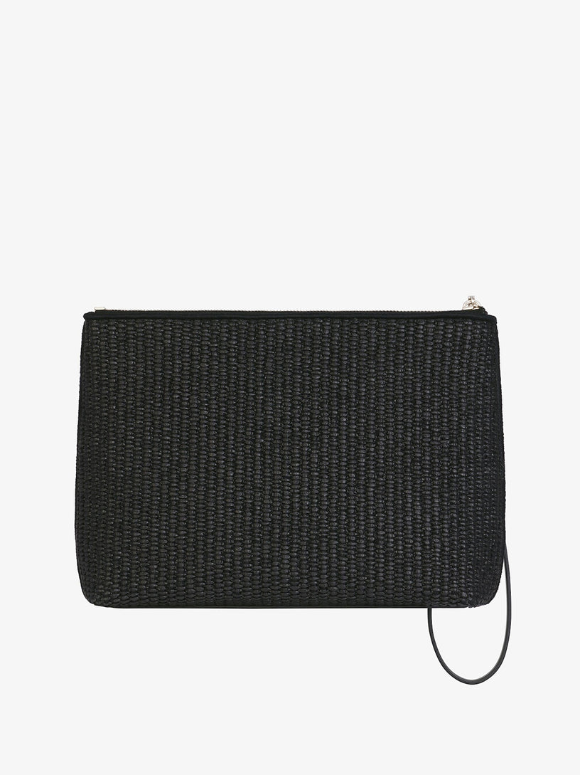 Givenchy clutch bag in raffia