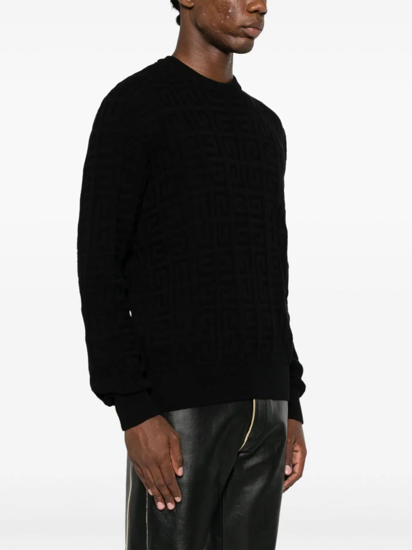 Sweater with 4G jacquard logo