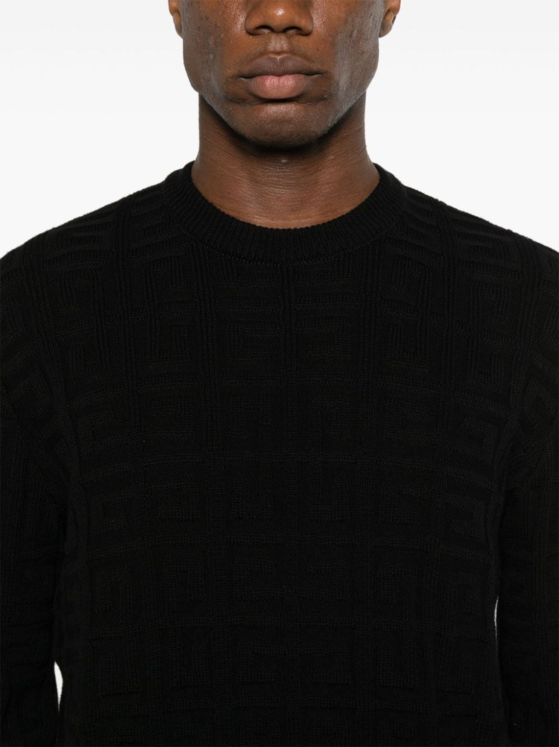 Sweater with 4G jacquard logo