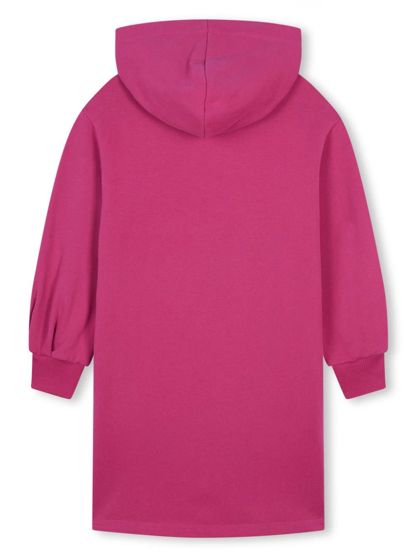 Logo hooded dress