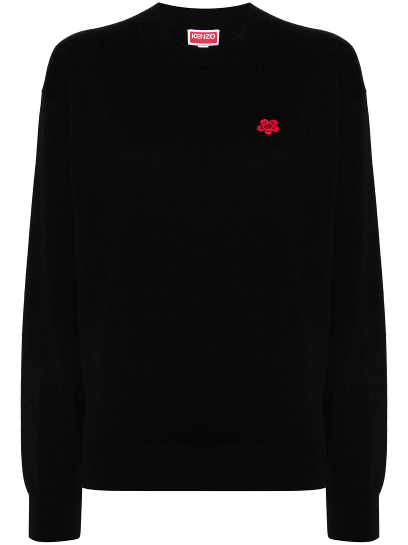 KENZO 'boke flower' embroidered wool sweater